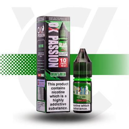 Ox Passion Nicotine Salt E-Liquid 10ml 10MG - Mint Mix - Cloud Vapez UK