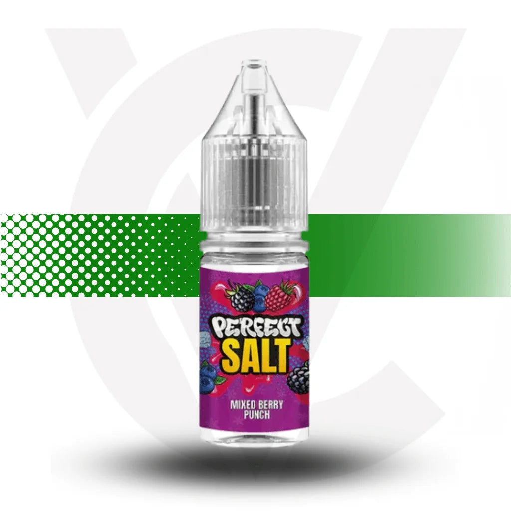 Perfect Salt Nicotine Salt 10ml 10MG - Mixed Berry Punch - Cloud Vapez UK