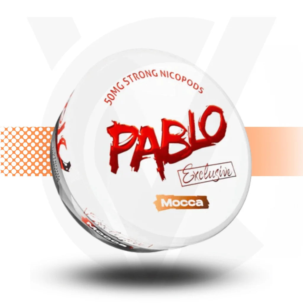 Pablo Exclusive Nicotine Pouches Snus No Tobacco Nicopods - Mocca 50mg - Cloud Vapez UK