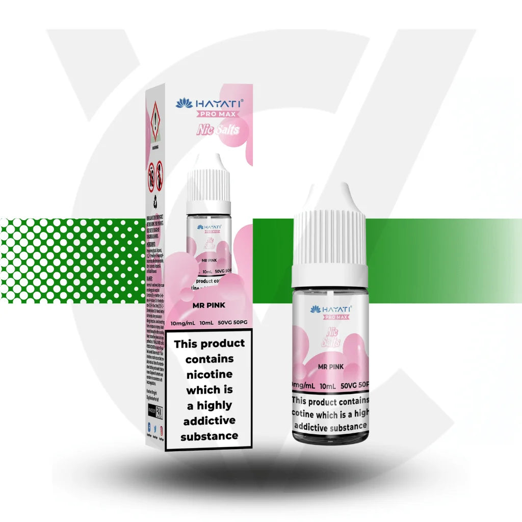 Hayati Pro Max Nic Salts E-Liquid 10ml 20MG - Mr Pink - Cloud Vapez UK 