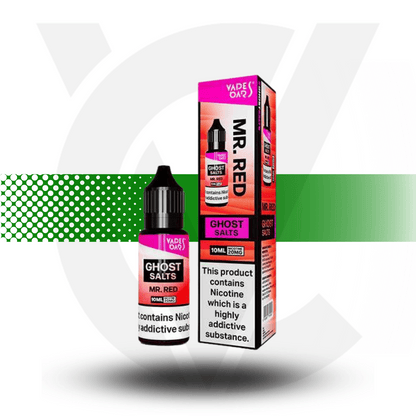 Mr Red Vapes Bars Ghost Salt - Nic Salts 10MG 10ml - Cloud Vapez UK