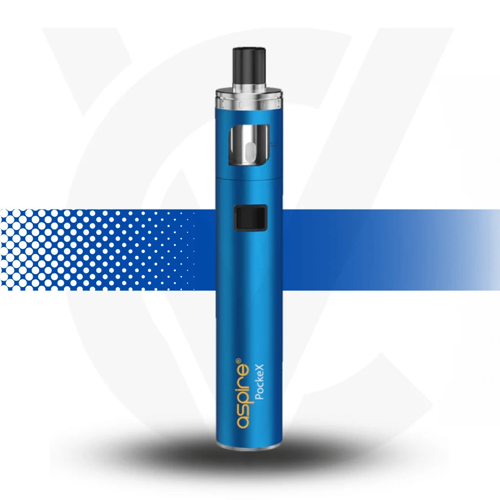 Aspire Pockex Starter Vape Kit Rechargeable - Navy Blue - Cloud Vapez UK