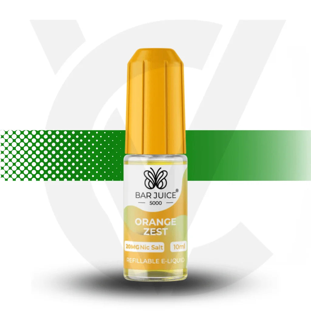 Bar Juice Nic Salt 10MG 10ml - Orange Zest - Cloud Vapez UK