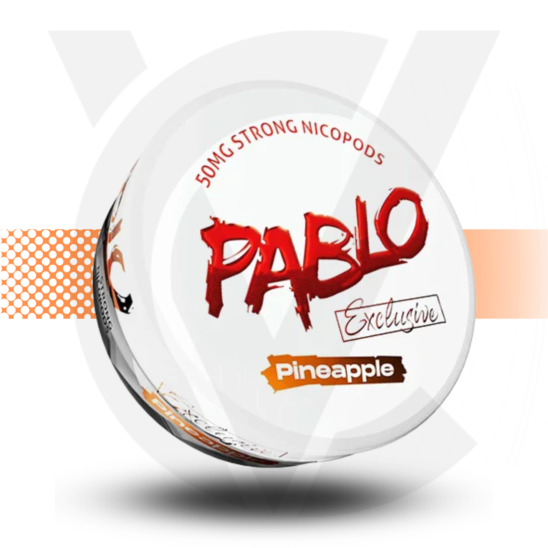 Pablo Nicopods packaging with &