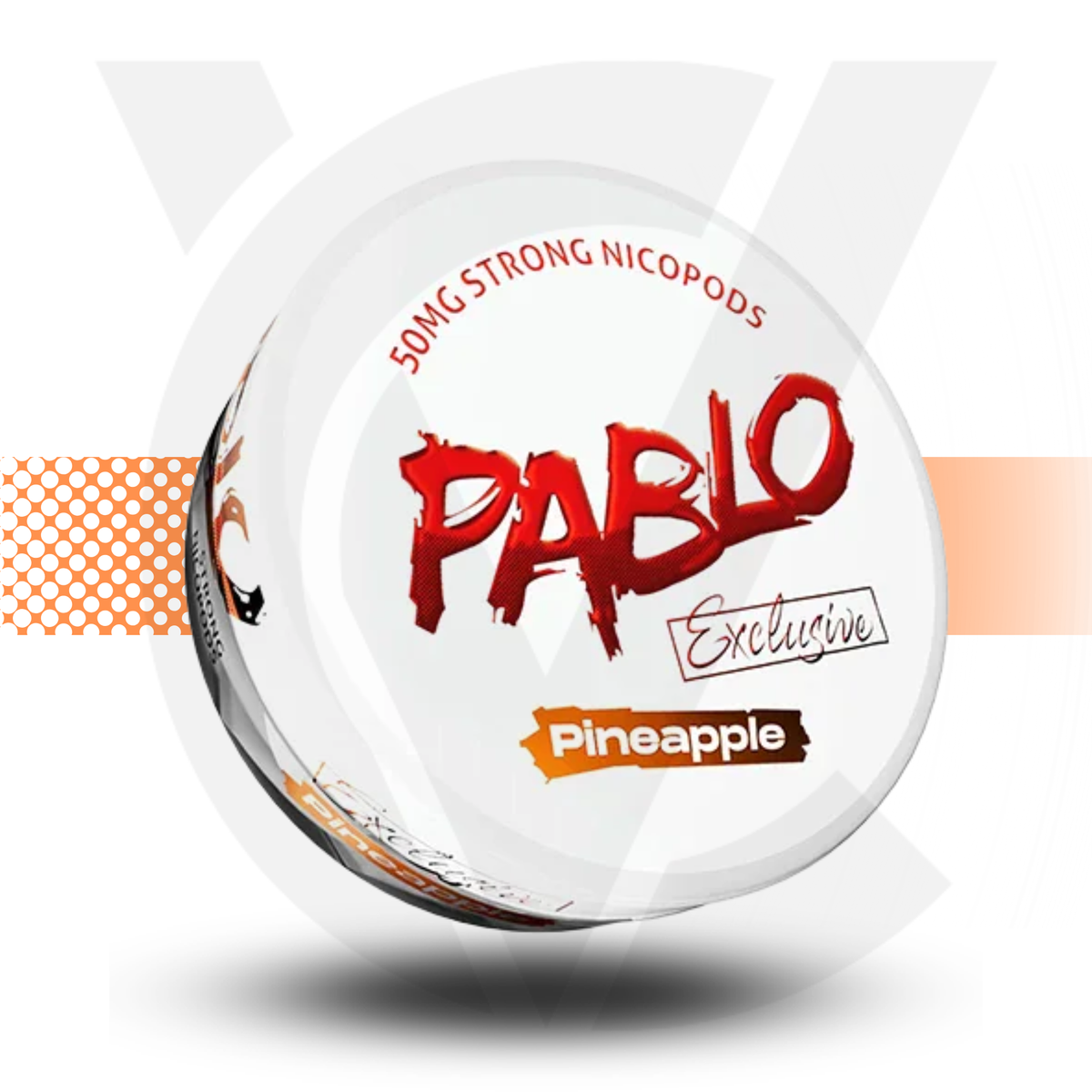 Pablo Nicopods packaging with &