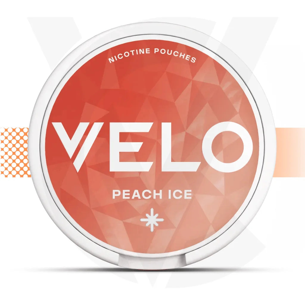 Velo Nicotine Pouches Snus No Tobacco Nicopods - Peach Ice - Cloud Vapez UK