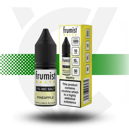 Frumist Nic Salt E-Liquid 10ml 10MG - Pineapple - Cloud Vapez UK