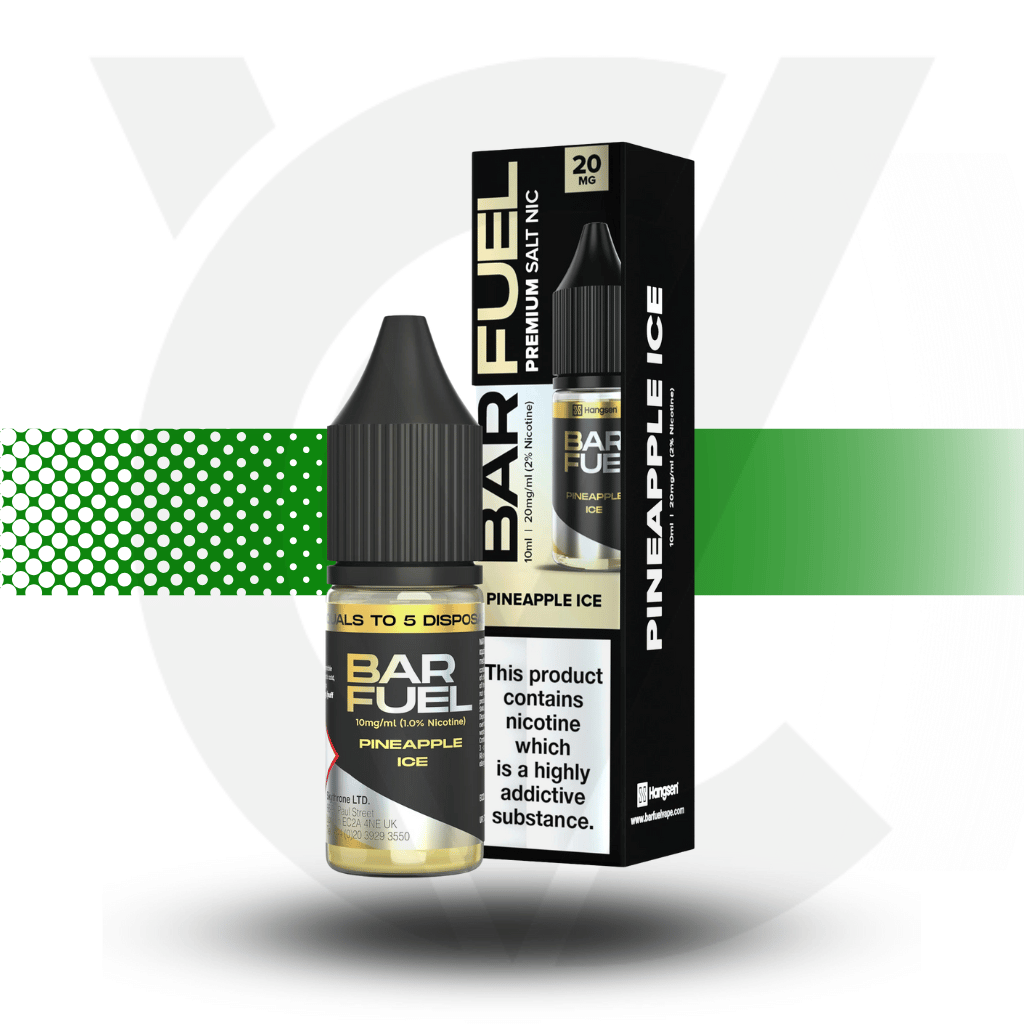 Hangsen Bar Fuel Nicotine Salt E-Liquid 10ml 20MG - Pineapple Ice - Cloud Vapez UK