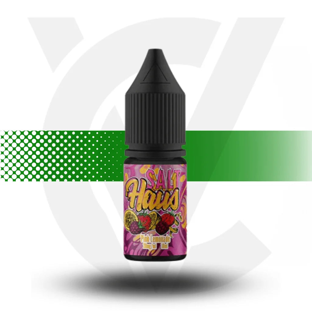 Salt Haus Nicotine Salt E-Liquid 10ml 10MG - Pink Lemonade - Cloud Vapez UK