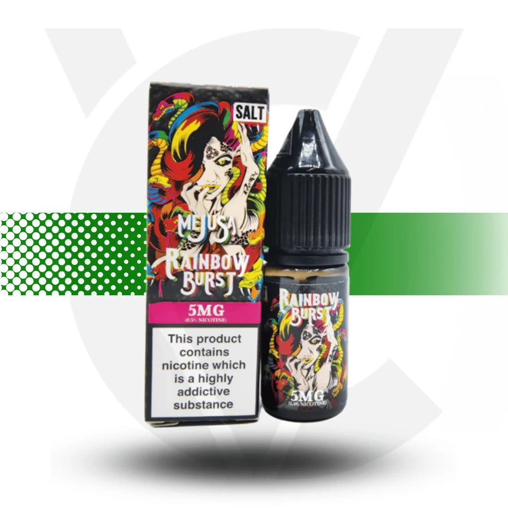 Mejusa Nicotine Salts E-Liquid 10ml 10MG - Rainbow Burst - Cloud Vapez UK