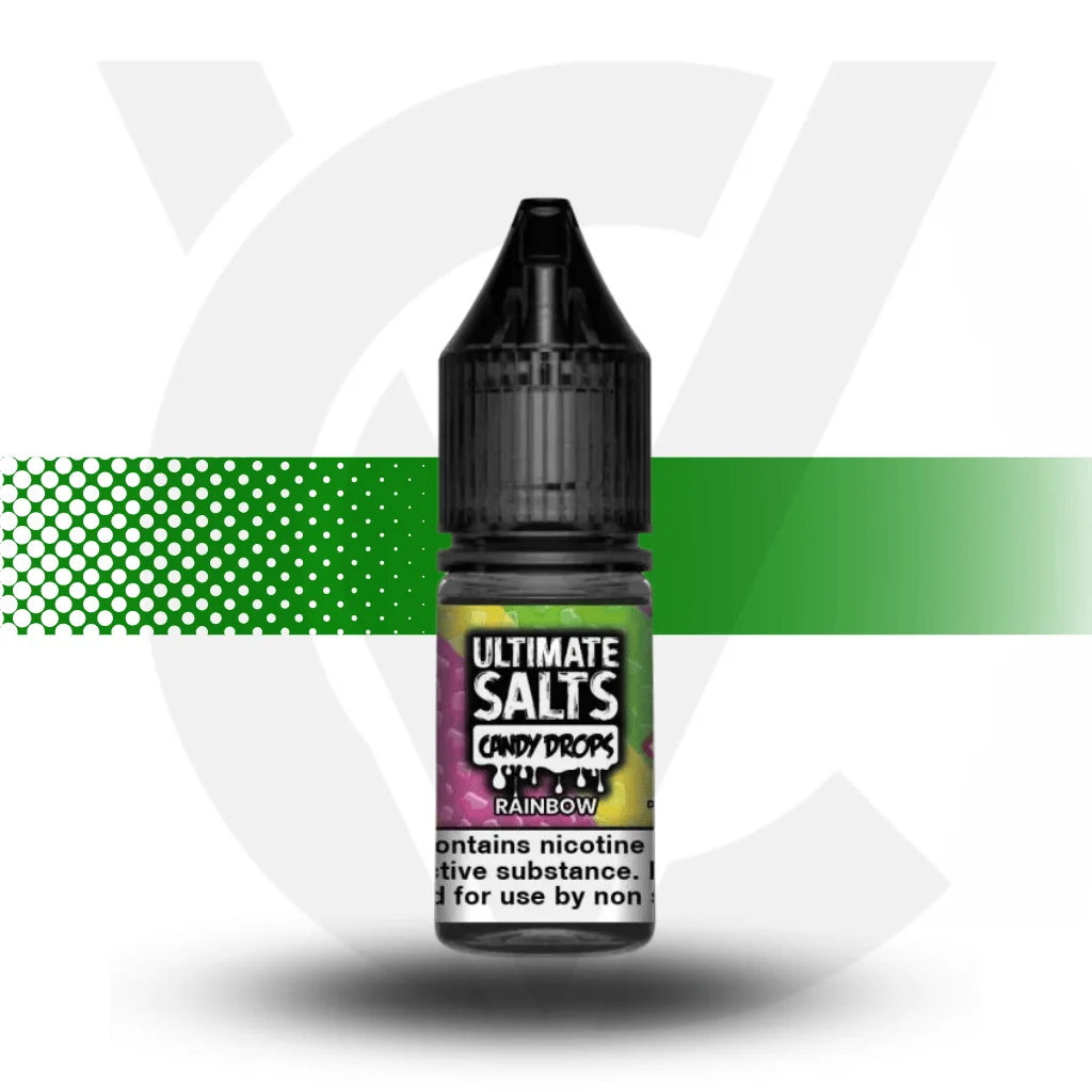 Ultimate Nicotine Salts E-Liquid 10ml 10MG - Candy Drops Rainbow - Cloud Vapez UK