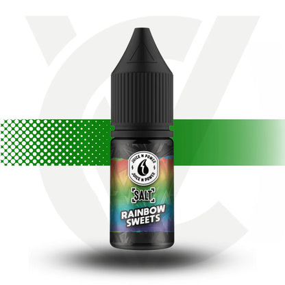 Juice N Power Nicotine Salts 10ml 10MG - Rainbow Sweets - Cloud Vapez UK