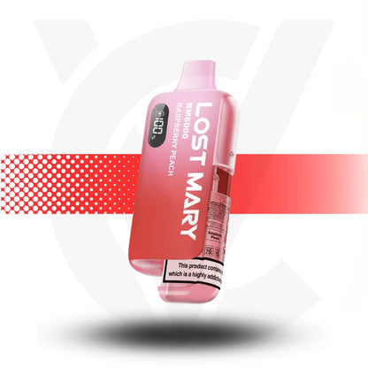 Lost Mary BM6000 Disposable Rechargeable Vape Kit  - Raspberry Peach - Cloud Vapez UK