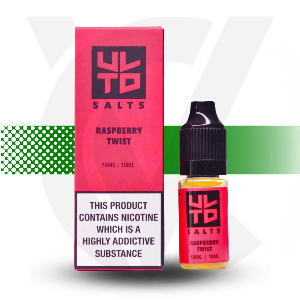 Ultd Nicotine Salts E-Liquid 10ml 10MG - Raspberry Twist - Cloud Vapez UK