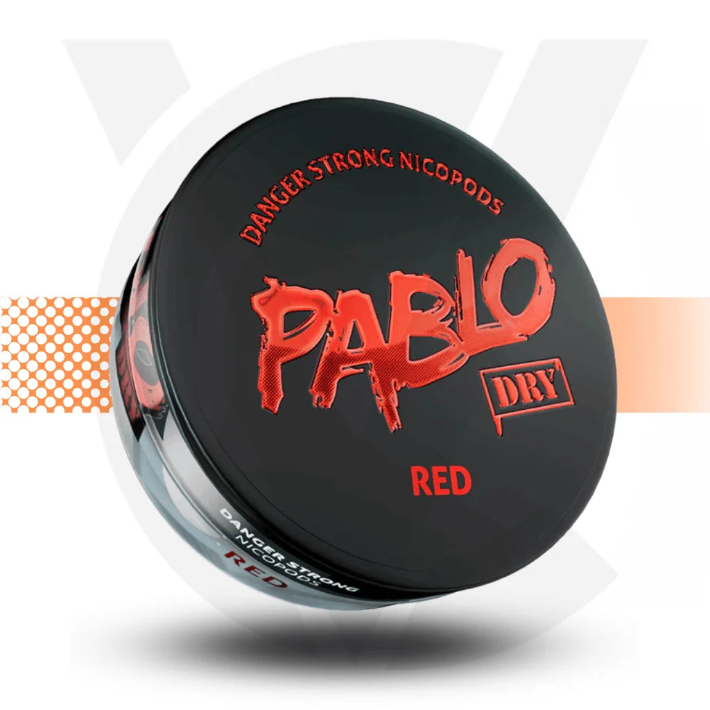 Pablo Dry Nicotine Pouches Snus No Tobacco Nicopods - Red 30mg - Cloud Vapez UK