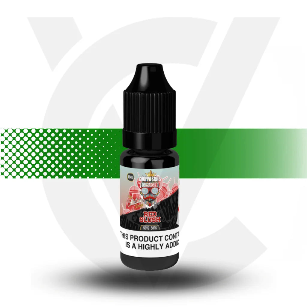 Choppa Salts Nicotine Salt E-Liquid 10ml 10MG - Red Slush - Cloud Vapez UK