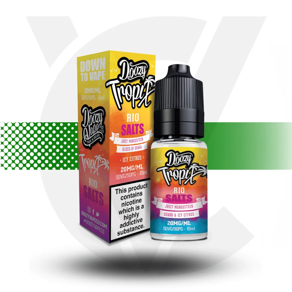 Doozy Tropix Nicotine Salts E-Liquid 10ml 10MG - Rio - Cloud Vapez UK