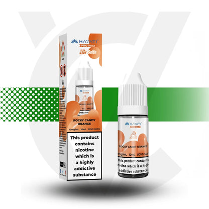 Hayati Pro Max Nic Salts E-Liquid 10ml 10MG - Rocky Candy Orange - Cloud Vapez UK