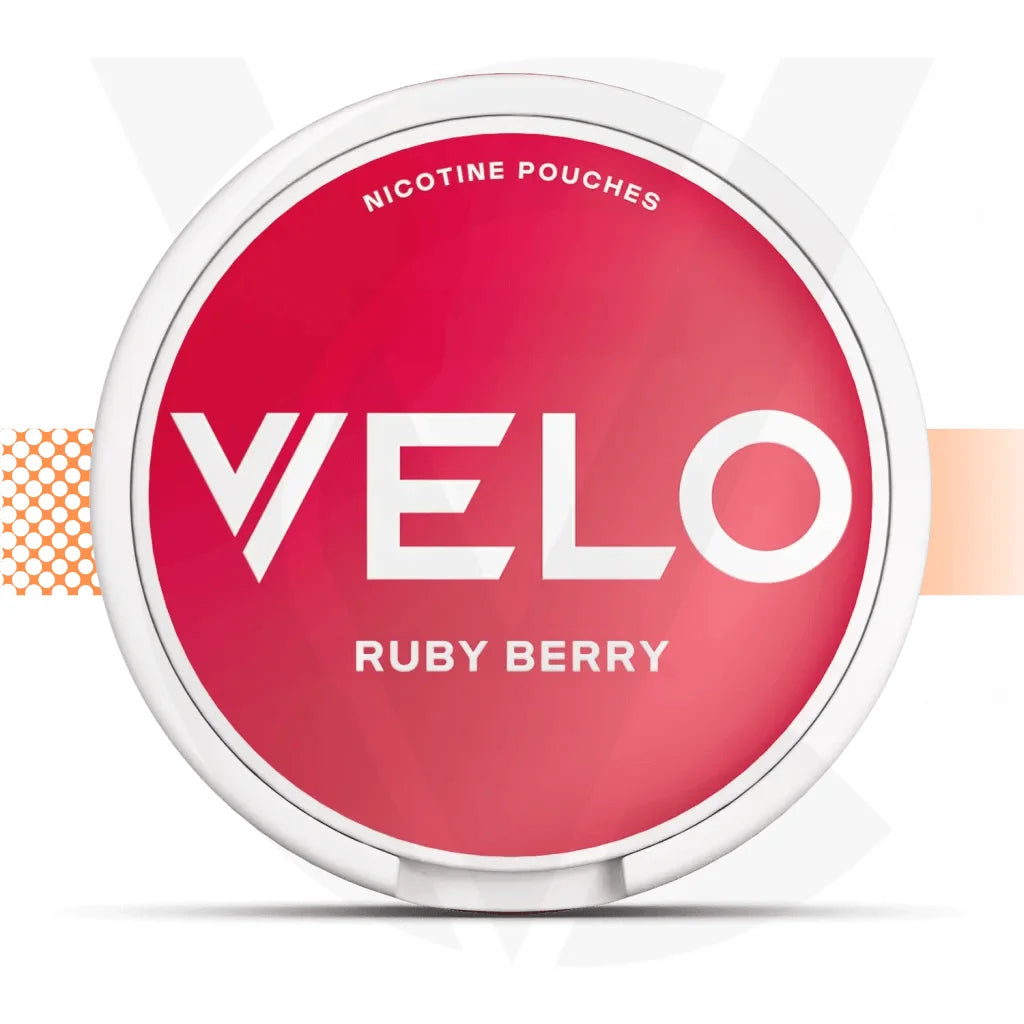 Velo Nicotine Pouches Snus No Tobacco Nicopods - Ruby Berry - Cloud Vapez UK