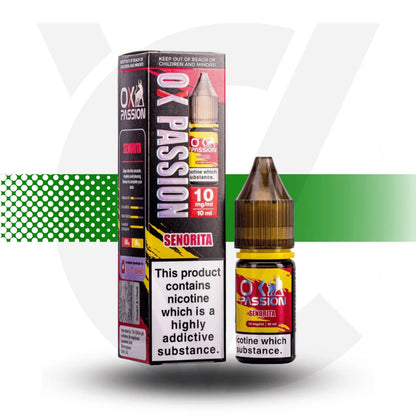 Ox Passion Nicotine Salt E-Liquid 10ml 10MG - Senorita - Cloud Vapez UK