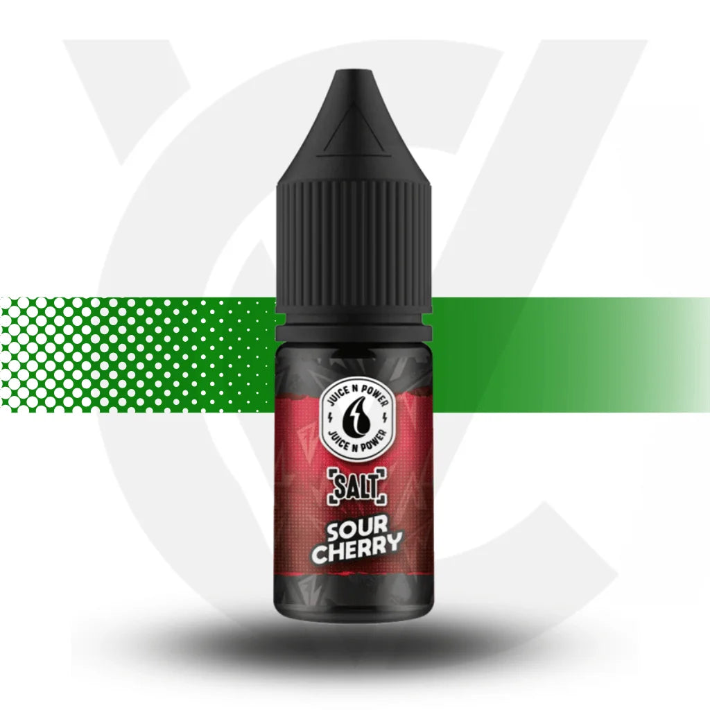 Juice N Power Nicotine Salts 10ml 10MG - Sour Cherry - Cloud Vapez UK