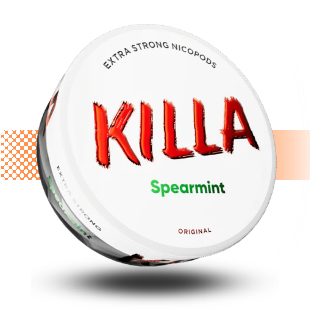 Killa Nicotine Pouches Snus No Tobacco Nicopods - Spearmint 13.2mg - Cloud Vapez UK