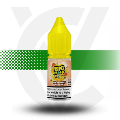 Big Bold Nicotine Salt -Liquid 10ml 10MG - Strawberry Banana - Cloud Vapez UK