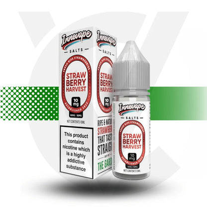 Innevape Nicotine Salt E-Liquid 10ml 10MG - Strawberry Harvest - Cloud Vapez UK