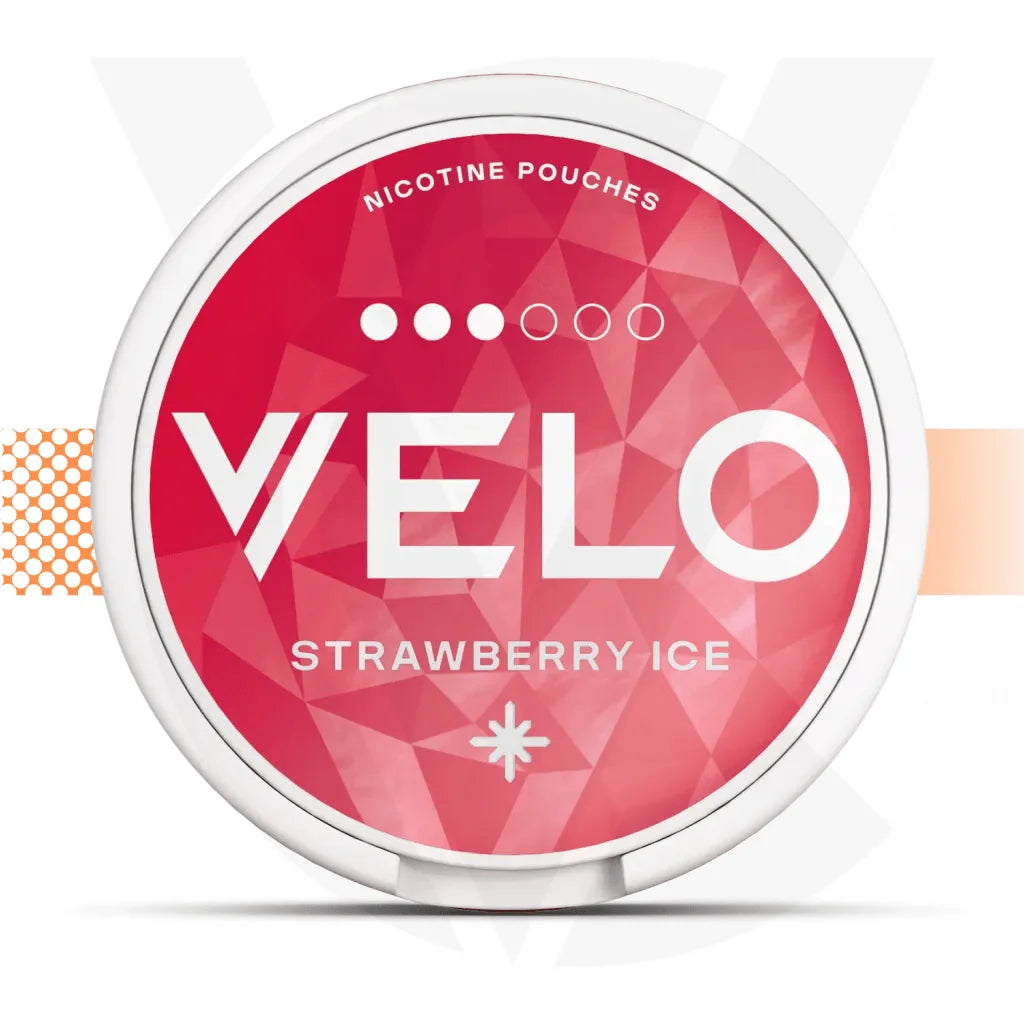 Velo Nicotine Pouches Snus No Tobacco Nicopods - Strawberry Ice - Cloud Vapez UK