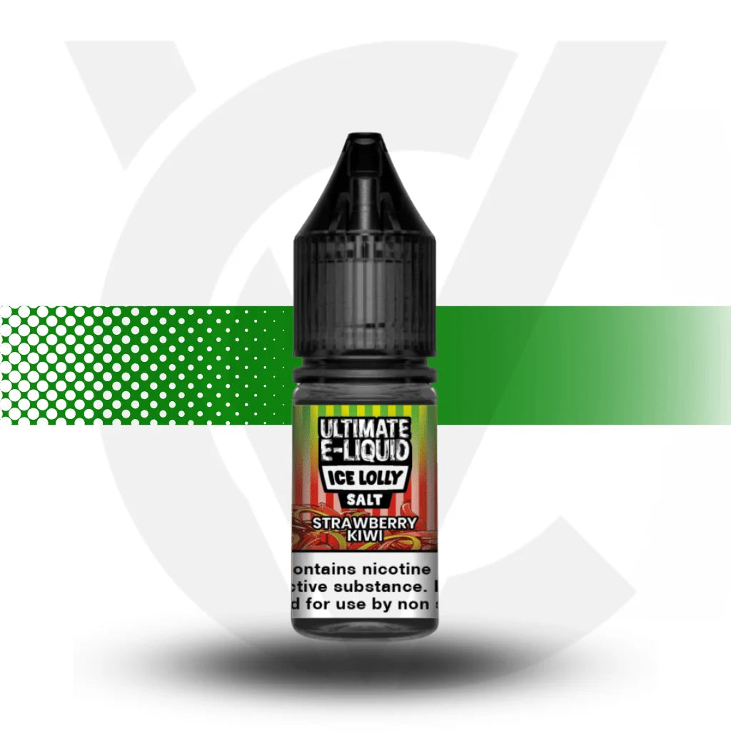 Ultimate Nicotine Salts E-Liquid 10ml 10MG - Ice Lolly Strawberry Kiwi - Cloud Vapez UK