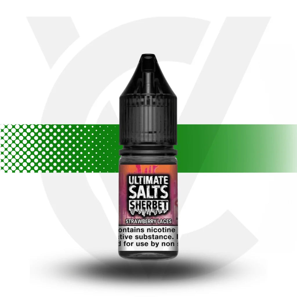 Ultimate Nicotine Salts E-Liquid 10ml 10MG - Sherbet Strawberry Laces - Cloud Vapez UK