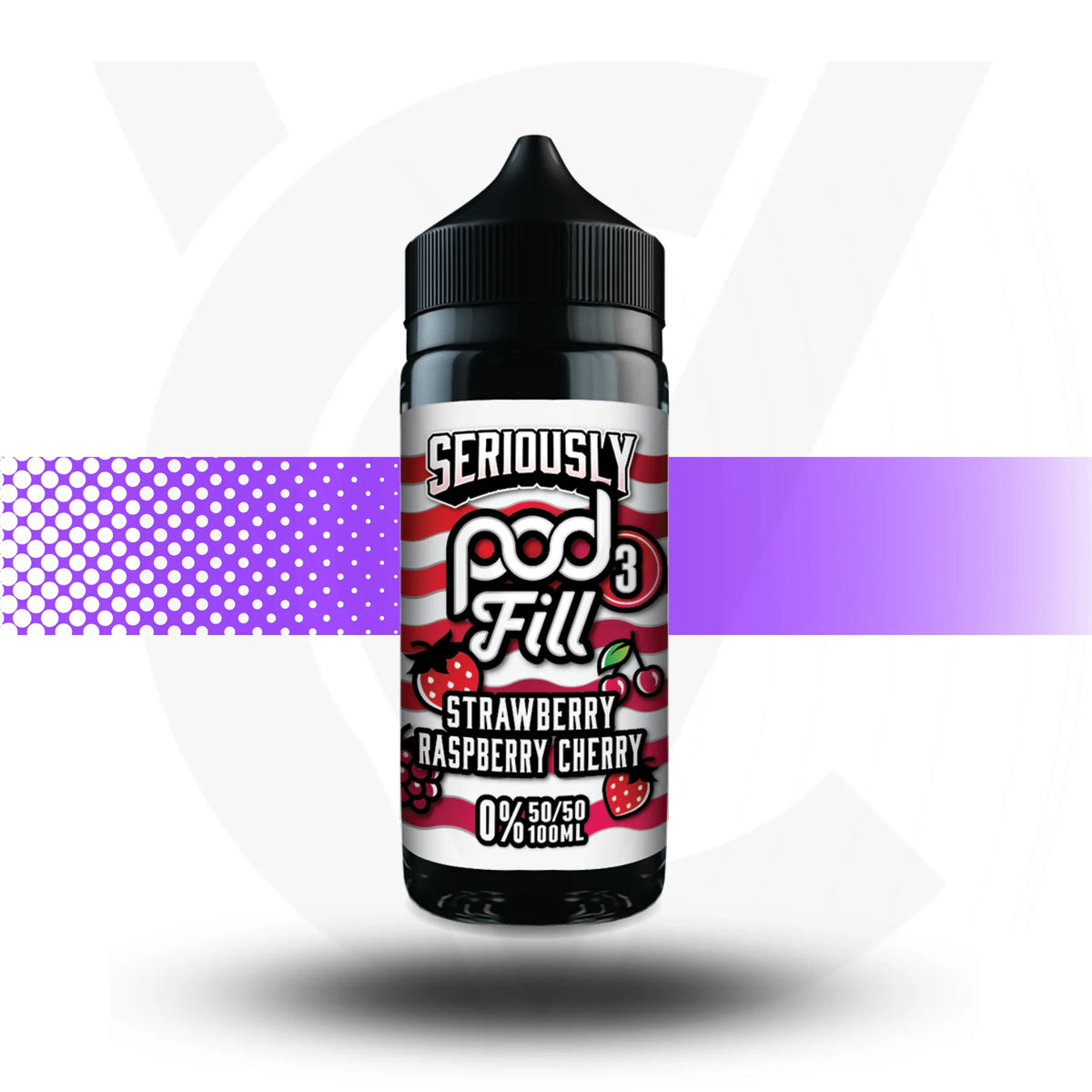Vape juice bottle with &