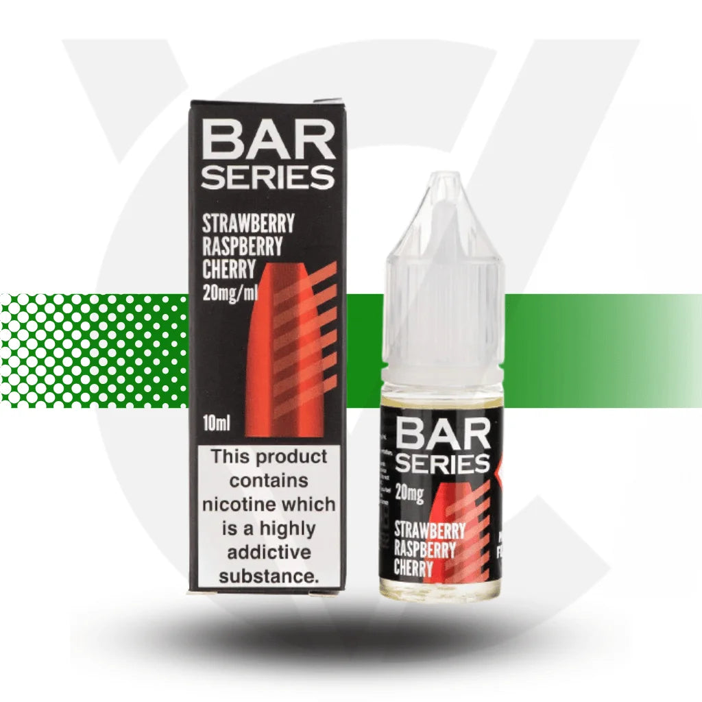 Bar Series Strawberry Raspberry Cherry 20mg Nic Salt 10ml - Cloud Vapez UK