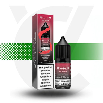 Elux Legend Nic Salt E-Liquid 10ml 10MG - Strawberry Raspberry Cherry - Cloud Vapez UK