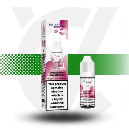 Hayati Pro Max Nic Salts E-Liquid 10ml 10MG - Strawberry Raspberry Ice - Cloud Vapez UK 