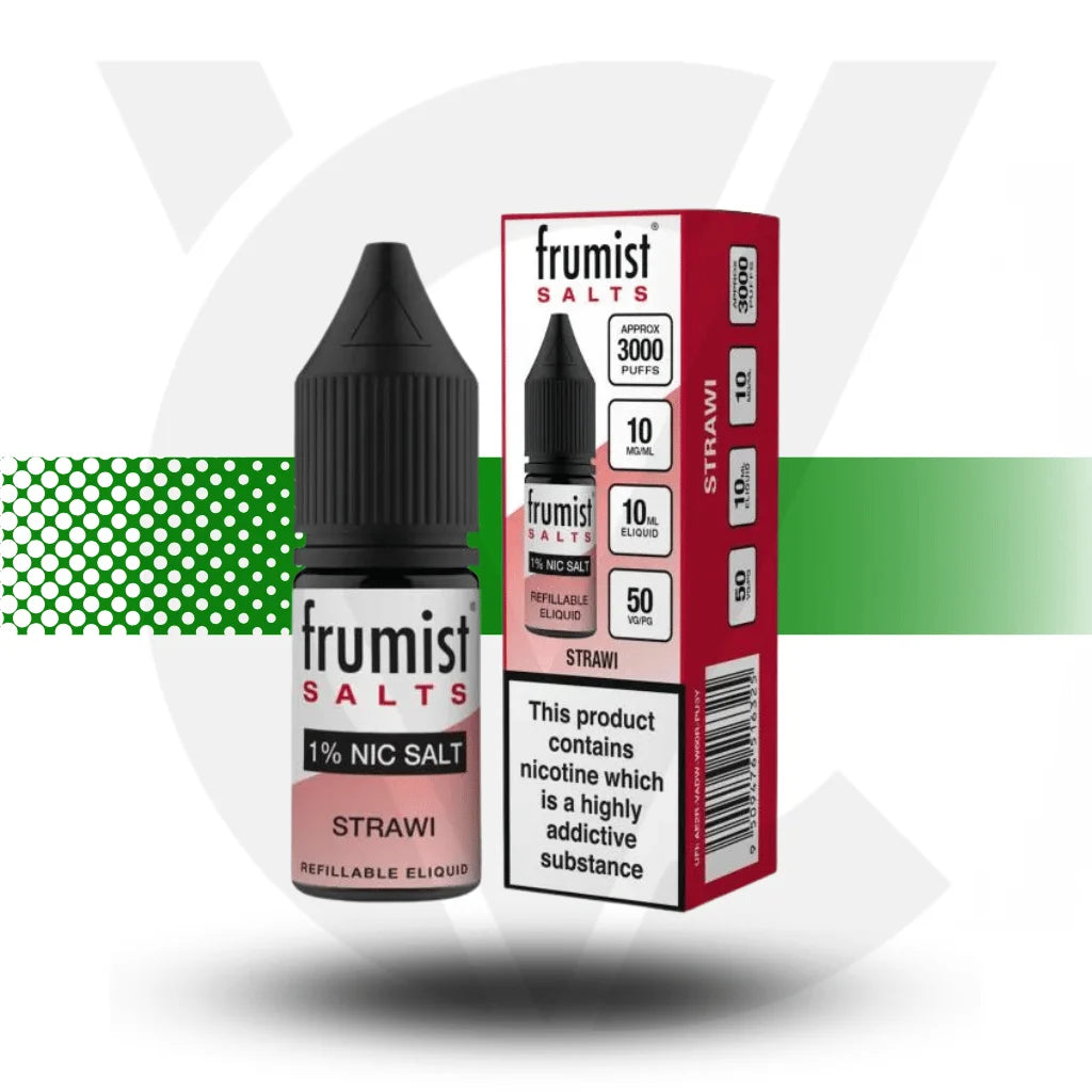 Frumist Nic Salt E-Liquid 10ml 10MG - Strawi - Cloud Vapez UK