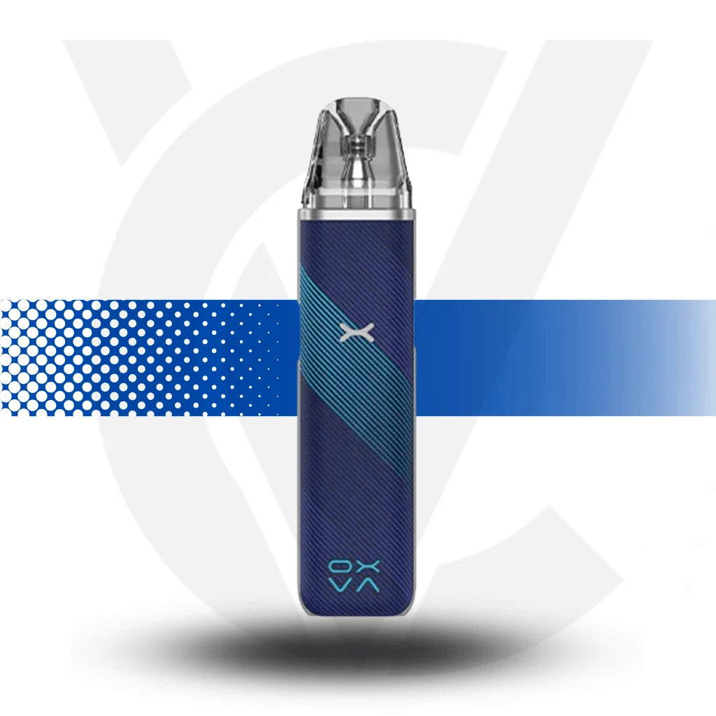 Oxva Xlim Go Vape Pod Kit Rechargeable - Striped Blue - Cloud Vapez UK