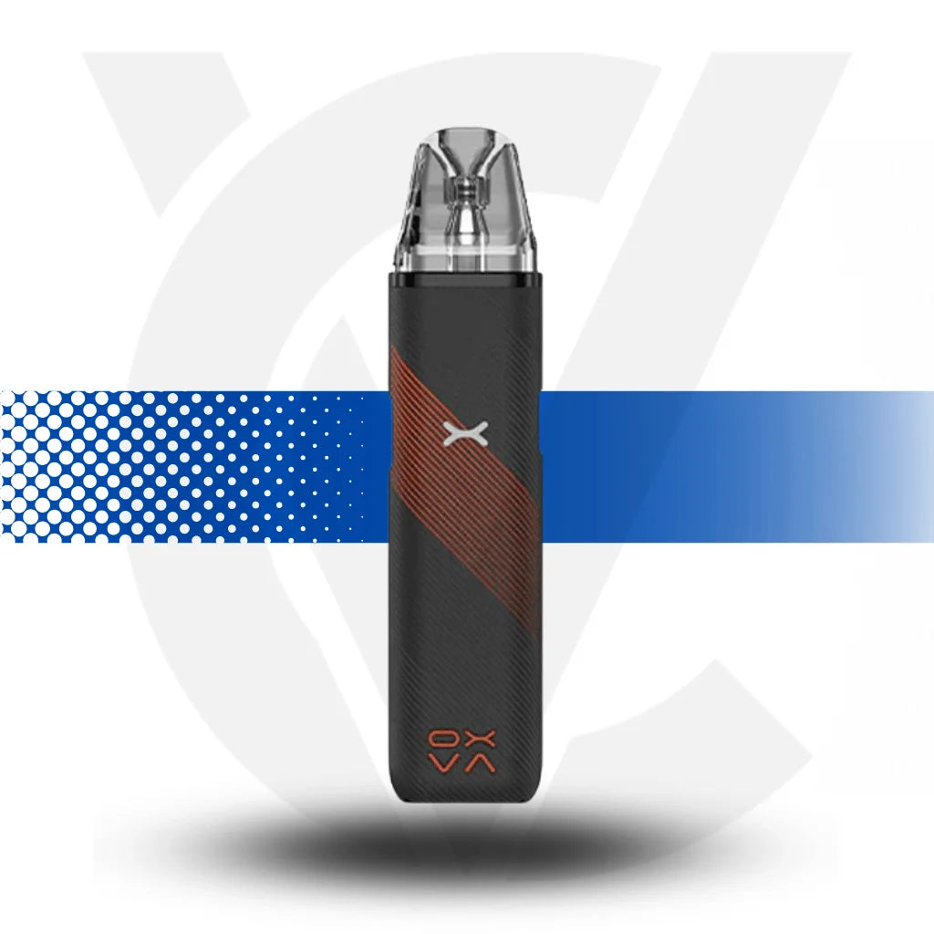 Oxva Xlim Go Vape Pod Kit Rechargeable - Striped Orange - Cloud Vapez UK