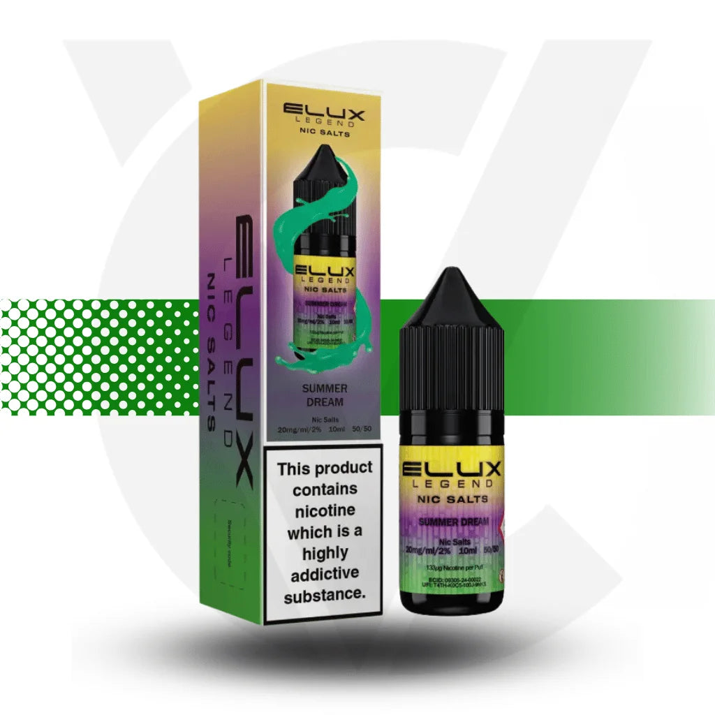 Elux Legend Nic Salt E-Liquid 10ml 10MG - Summer Dream - Cloud Vapez UK