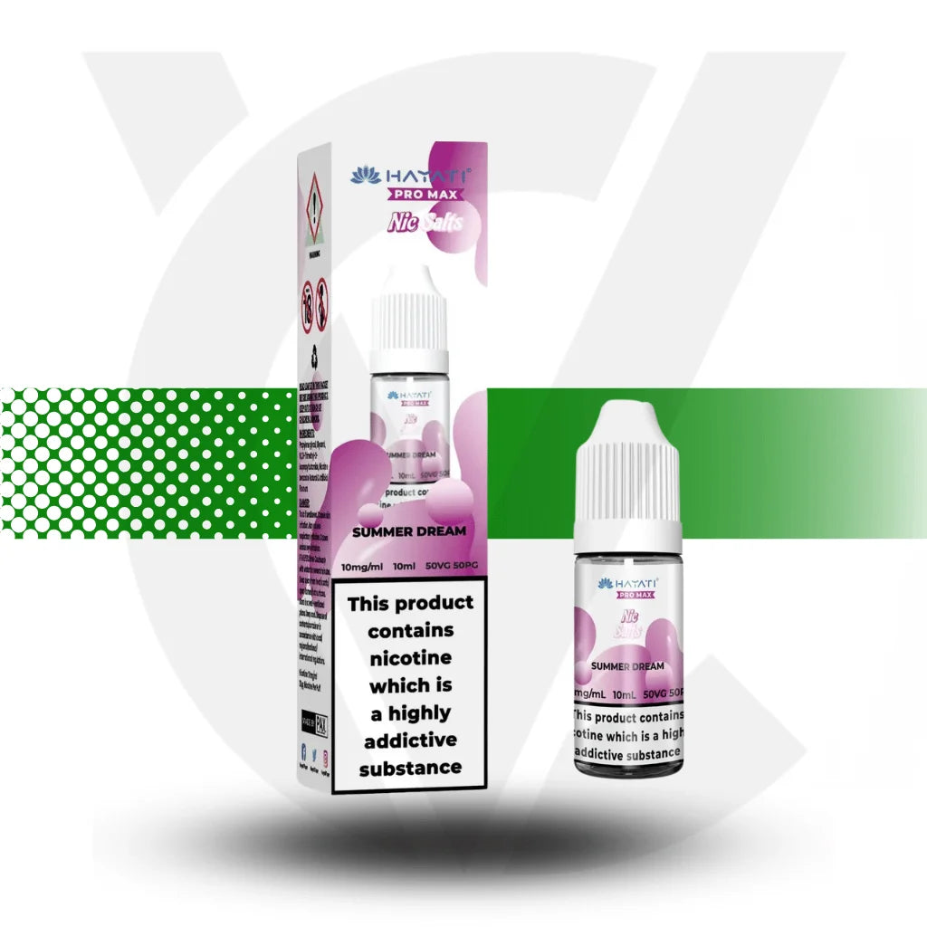 Hayati Pro Max Nic Salts E-Liquid 10ml 20MG - Summer Dream - Cloud Vapez UK 