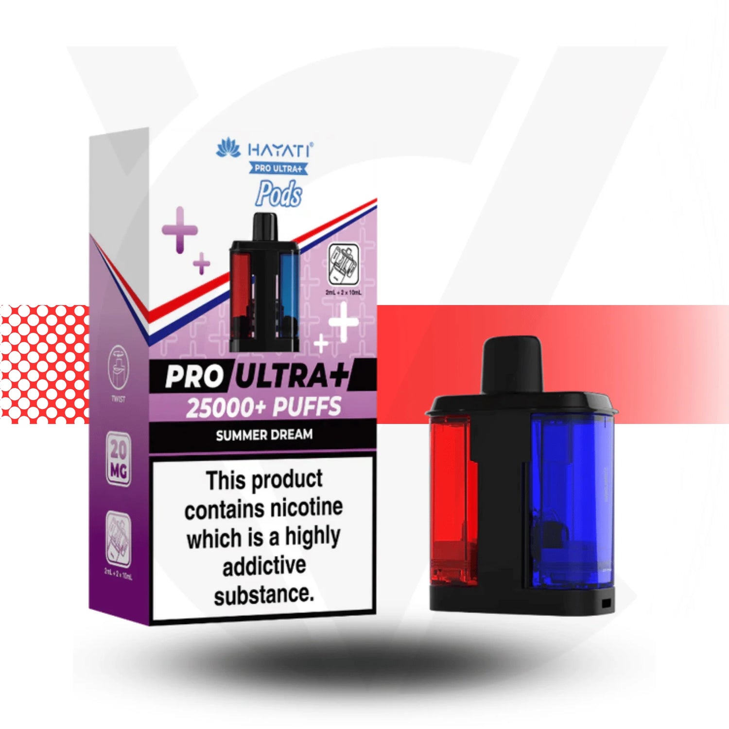 Hayati Pro Ultra Plus 25K Prefilled Pod