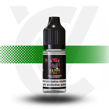 Happy Chappies Nicotine Salt E-Liquid 10ml 10MG - Sweet Strawberry - Cloud Vapez UK