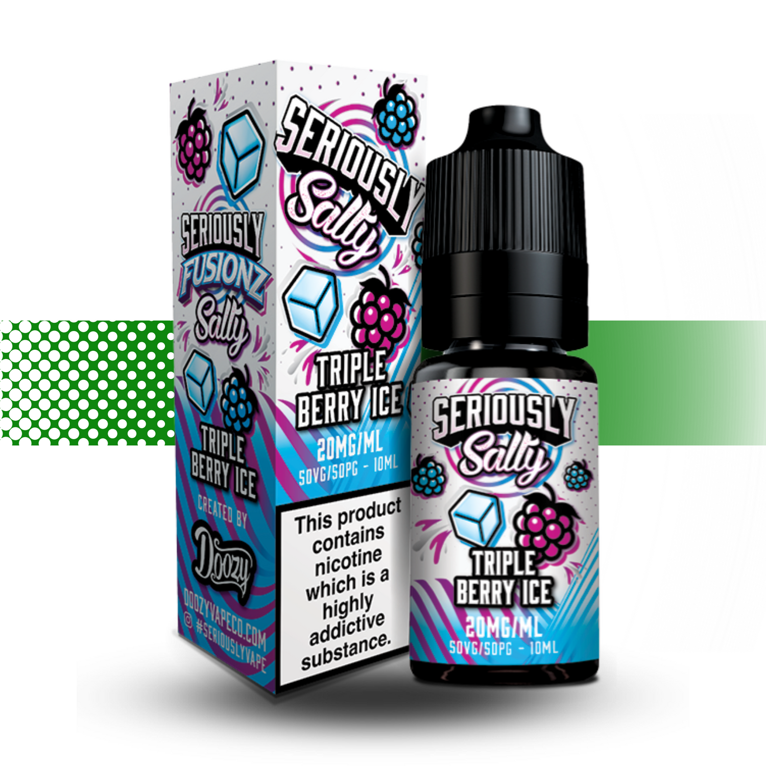 Seriously Salty Nicotine Salts 20MG By Doozy - Cloud City UK