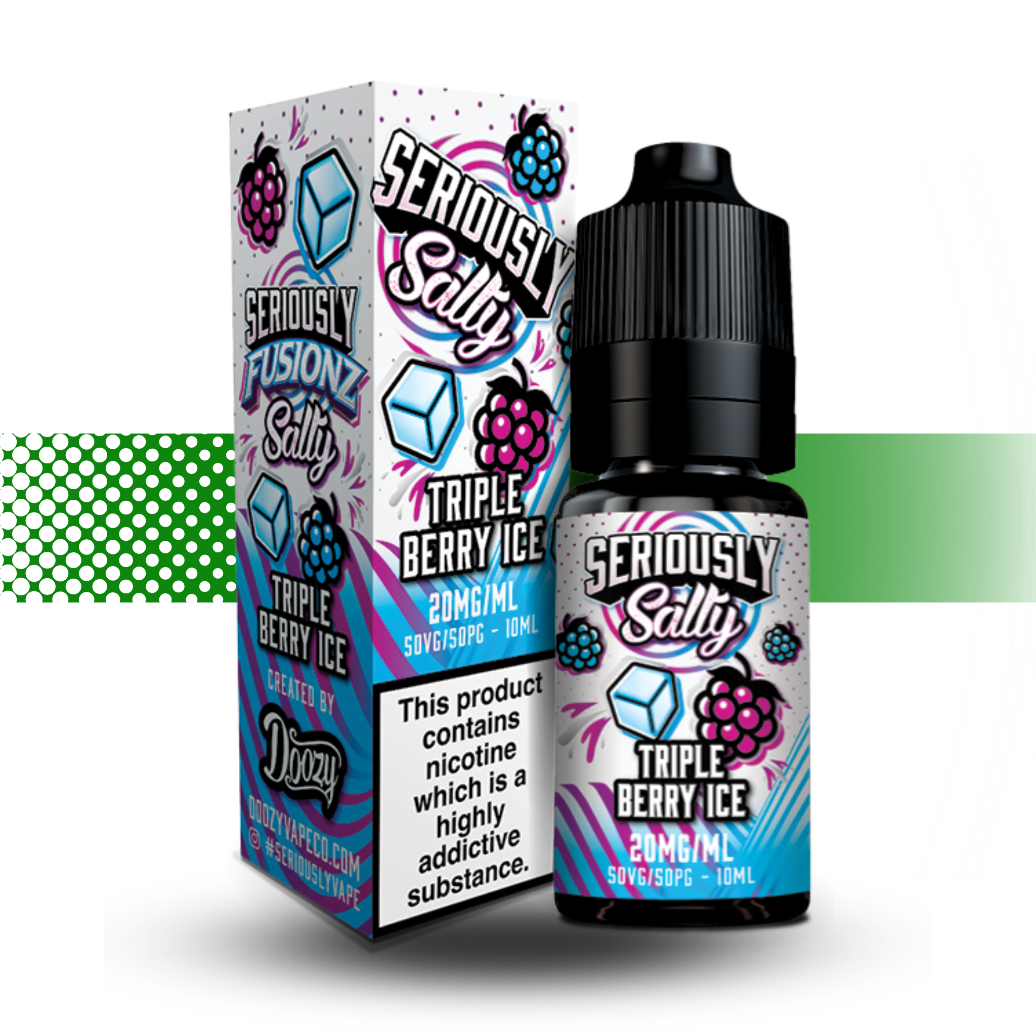 Seriously Salty Nicotine Salts 20MG By Doozy - Cloud City UK