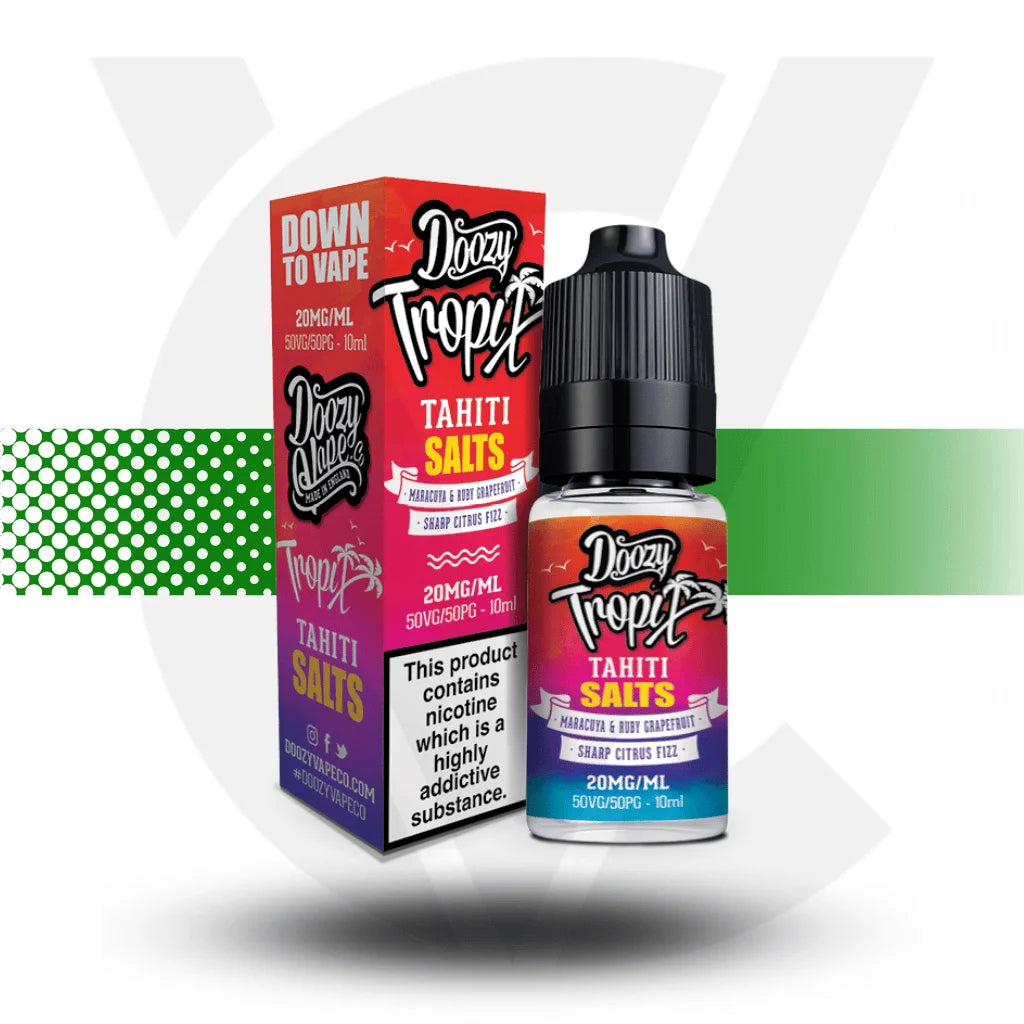 Doozy Tropix Nicotine Salts E-Liquid 10ml 10MG - Tahiti - Cloud Vapez UK