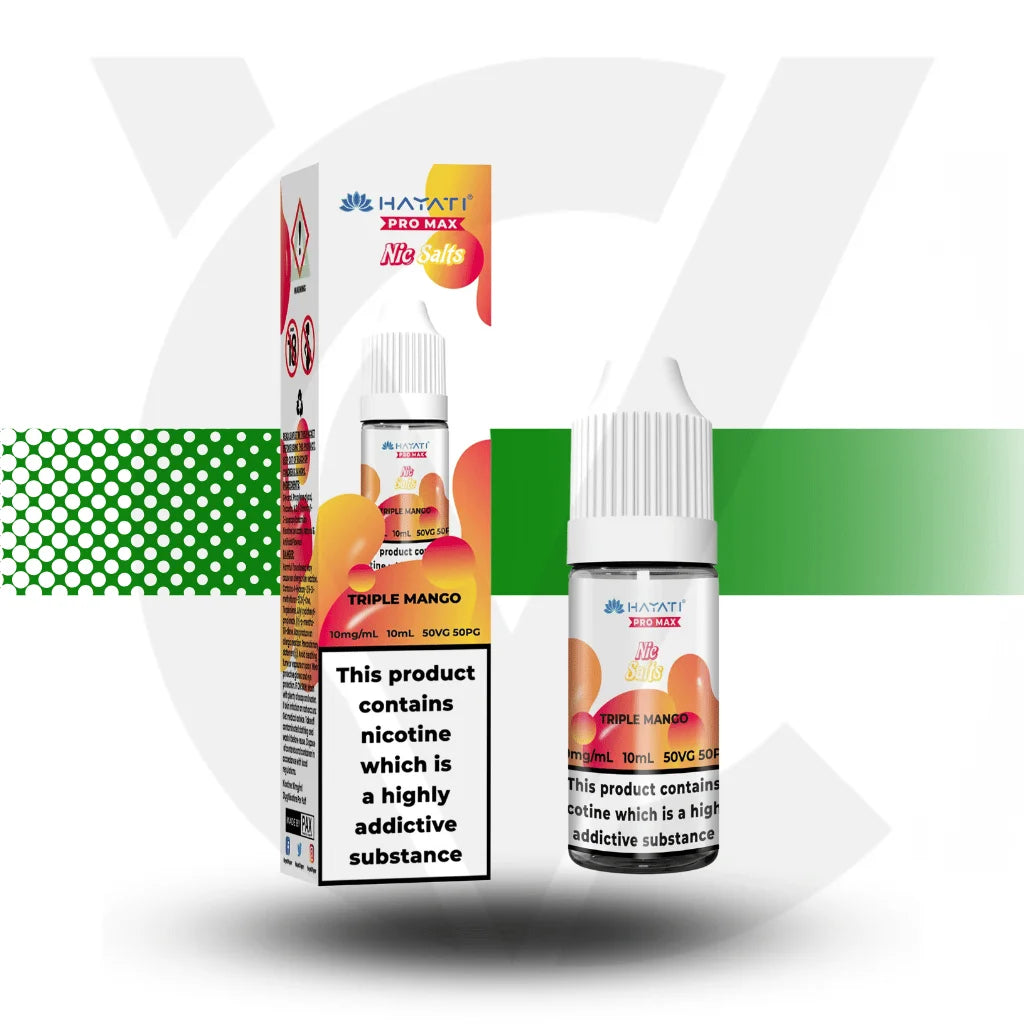 Hayati Pro Max Nic Salts E-Liquid 10ml 10MG - Triple Mango - Cloud Vapez UK 