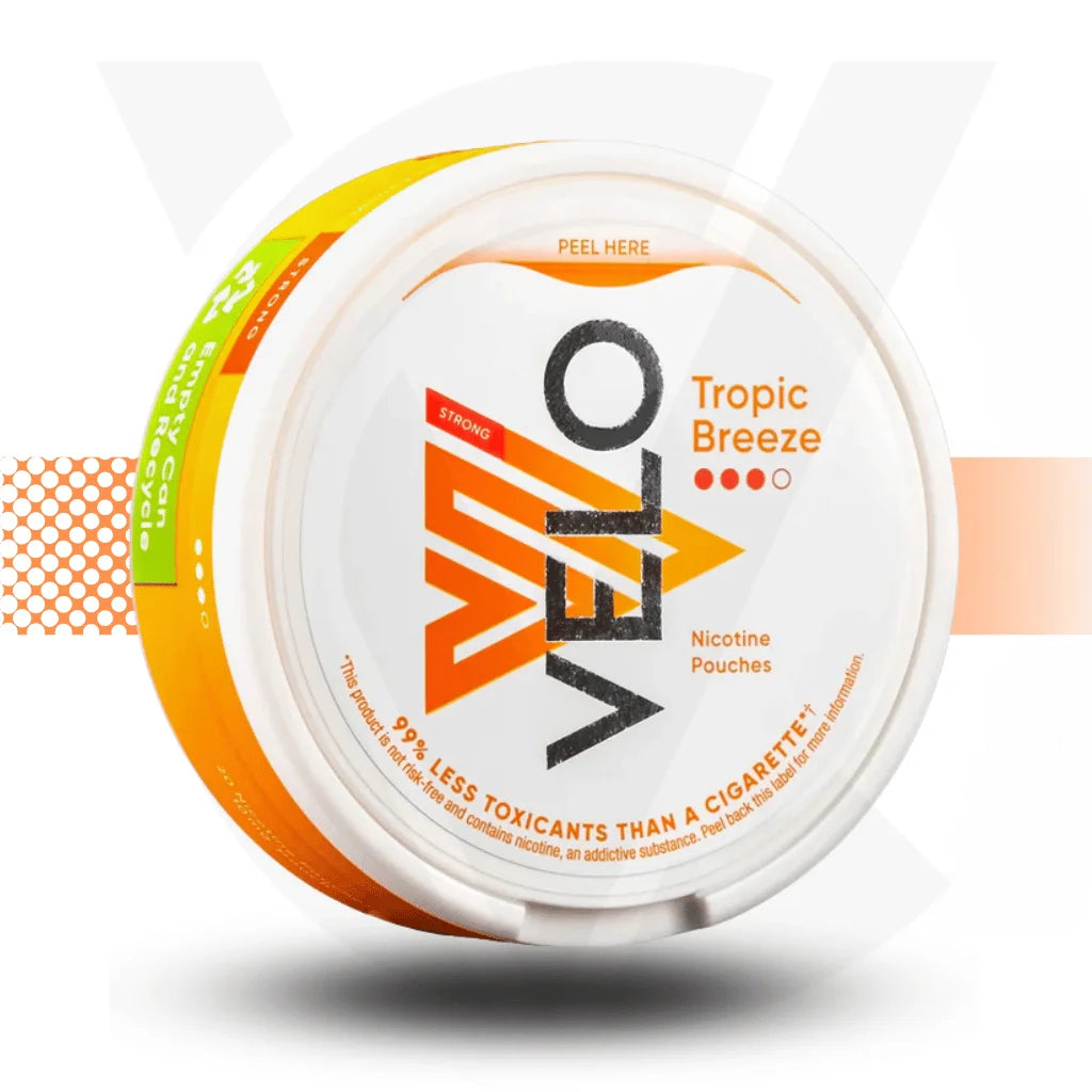 Velo Nicotine Pouches Snus No Tobacco Nicopods - Tropic Breeze - Cloud Vapez UK