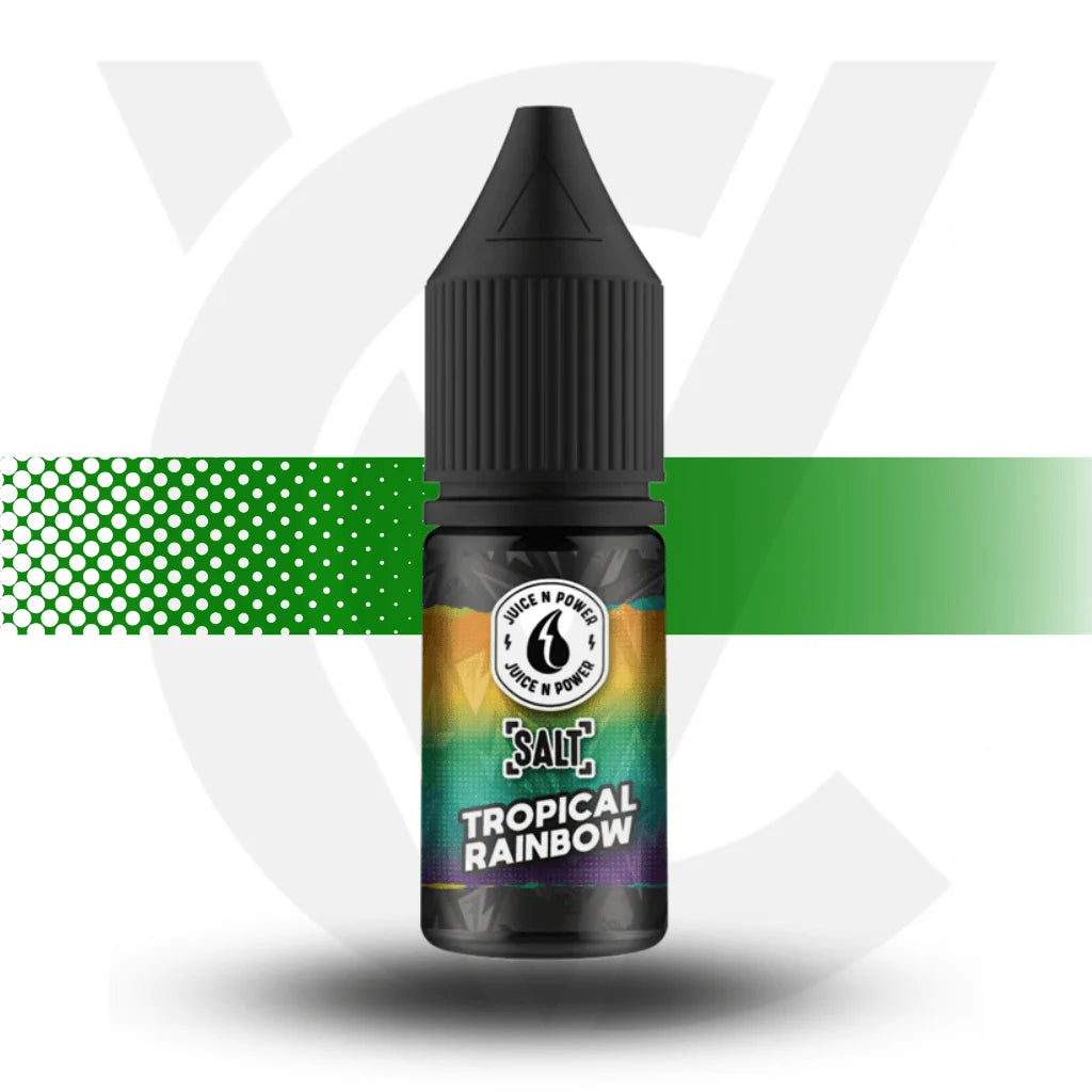 Juice N Power Nicotine Salts 10ml 10MG - Tropical Rainbow - Cloud Vapez UK