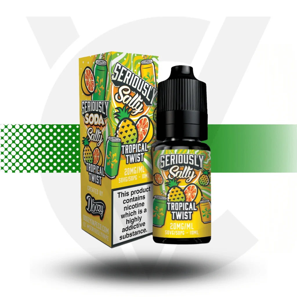 Tropical Twist Doozy Seriously Salty Nic Salt in 20mg in a 10ml Bottle - Cloud Vapez UK