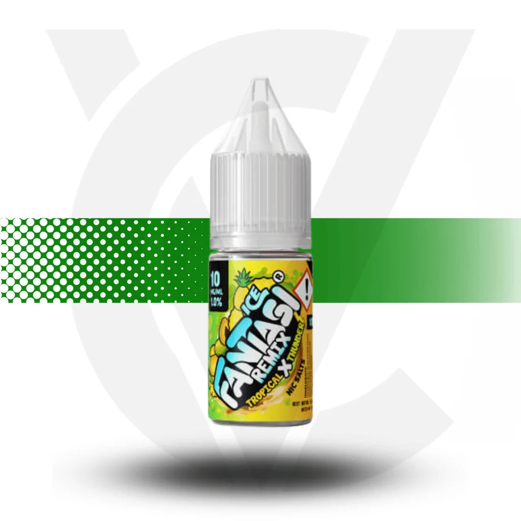 Fantasi Nicotine Salts E-Liquid 10ml 10MG - Tropical X Thunder Remix - Cloud Vapez UK